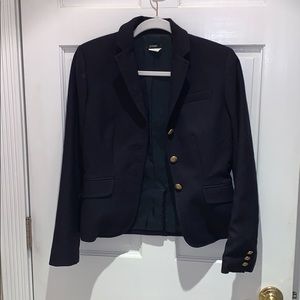 J crew navy blue school boy blazer